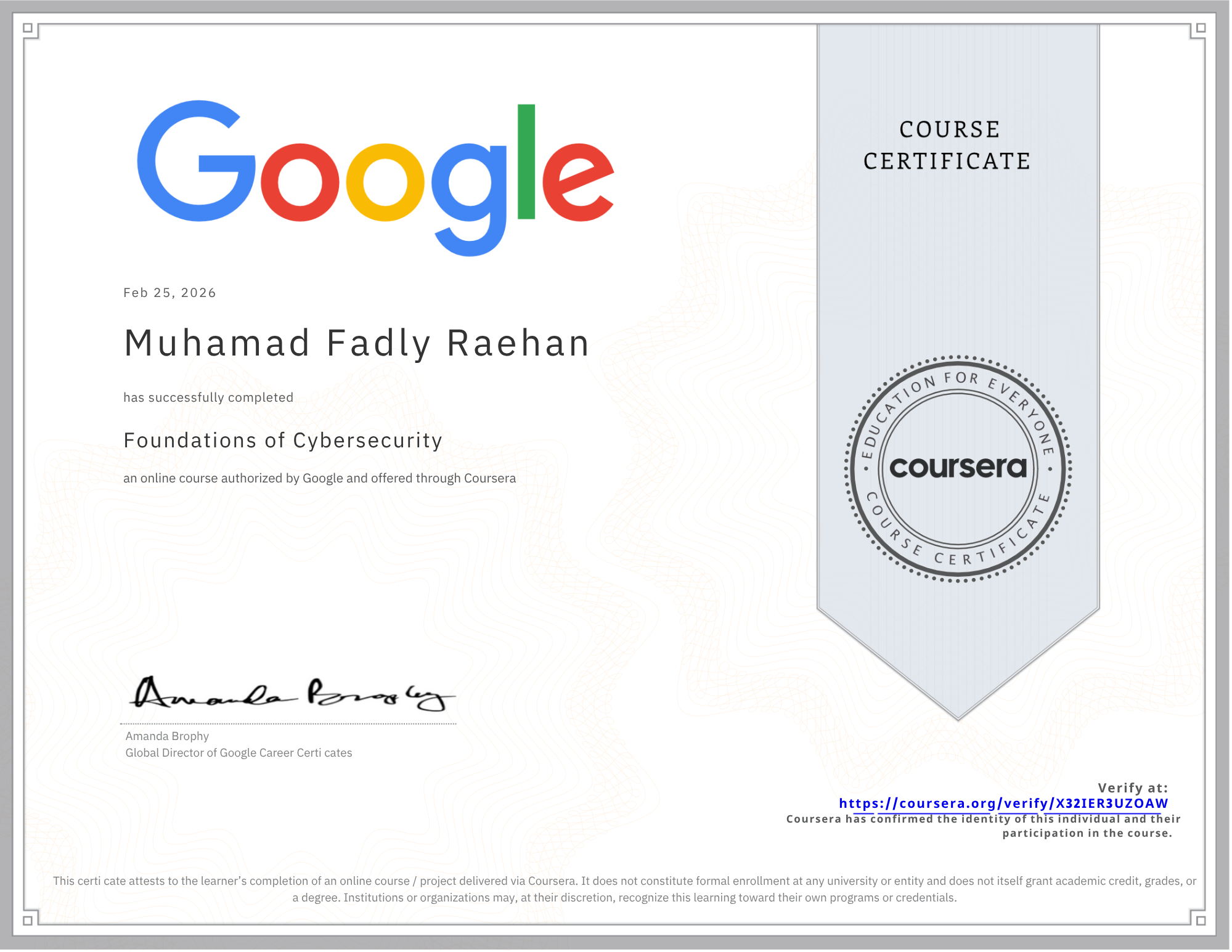 Cert 3